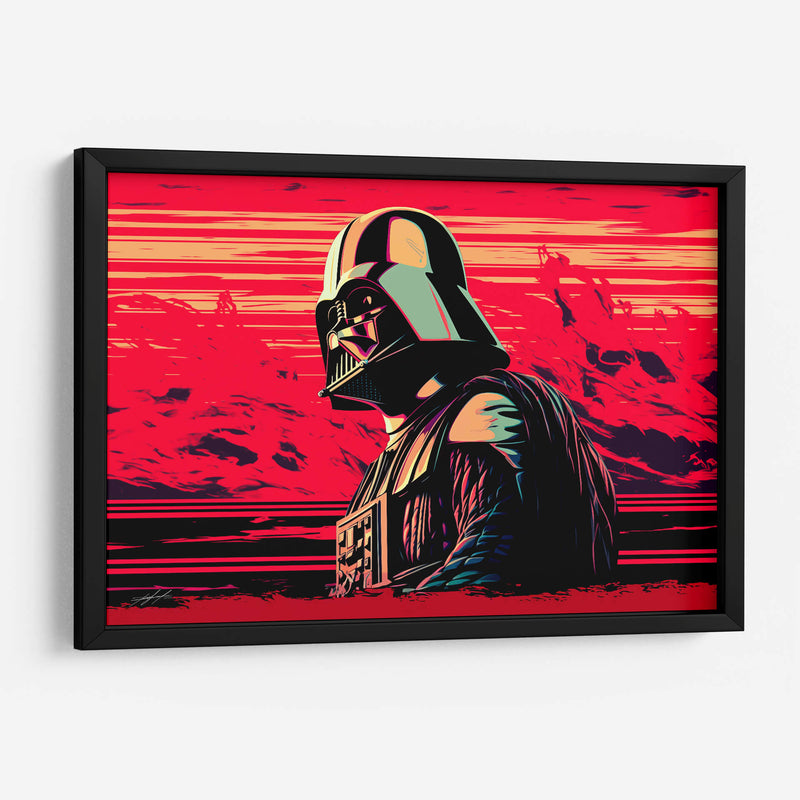 RETROWAVE - VADER - DeLaVegaGaming | Cuadro decorativo de Canvas Lab