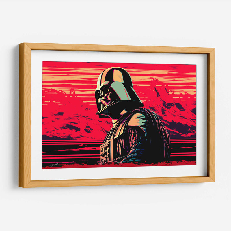 RETROWAVE - VADER - DeLaVegaGaming | Cuadro decorativo de Canvas Lab