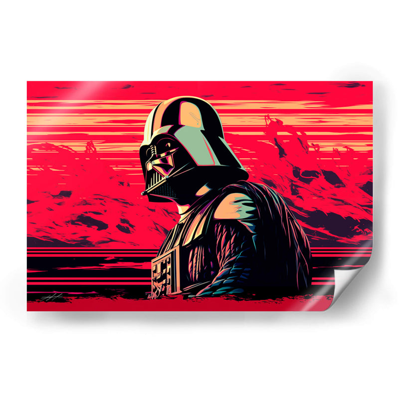 RETROWAVE - VADER - DeLaVegaGaming | Cuadro decorativo de Canvas Lab