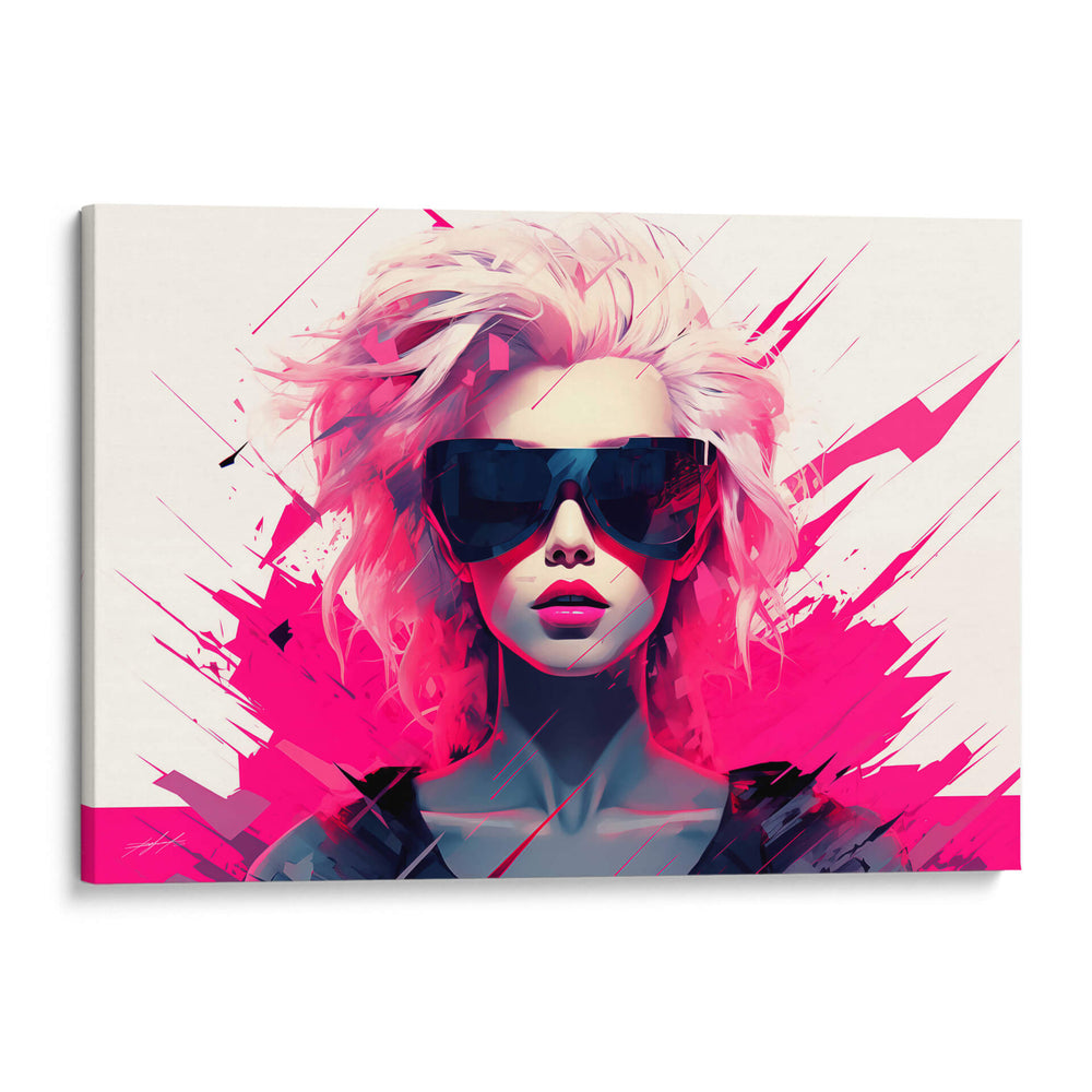 RETROWAVE - GIRL POWER - DeLaVegaGaming | Cuadro decorativo de Canvas Lab