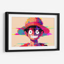 RETROWAVE - LUFFY - DeLaVegaGaming | Cuadro decorativo de Canvas Lab