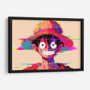 RETROWAVE - LUFFY - DeLaVegaGaming | Cuadro decorativo de Canvas Lab