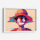 RETROWAVE - LUFFY - DeLaVegaGaming | Cuadro decorativo de Canvas Lab