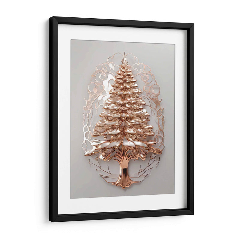 Árbol de Navidad Dorado - Infiniity Art | Cuadro decorativo de Canvas Lab