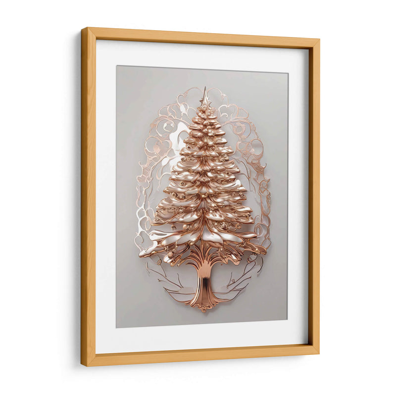 Árbol de Navidad Dorado - Infiniity Art | Cuadro decorativo de Canvas Lab