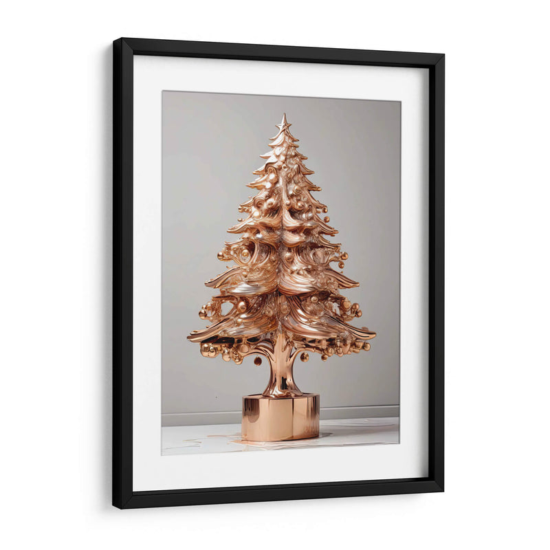 Árbol de Navidad Dorado II - Infiniity Art | Cuadro decorativo de Canvas Lab