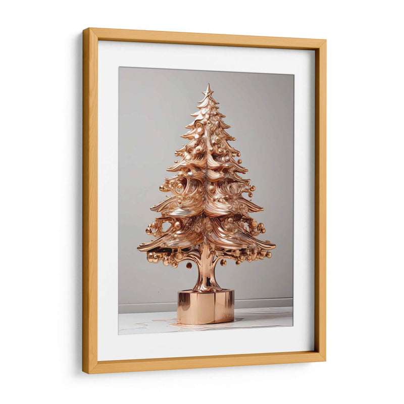 Árbol de Navidad Dorado II - Infiniity Art | Cuadro decorativo de Canvas Lab