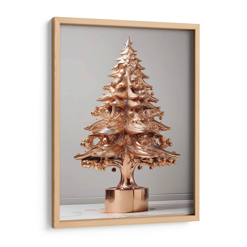 Árbol de Navidad Dorado II - Infiniity Art | Cuadro decorativo de Canvas Lab