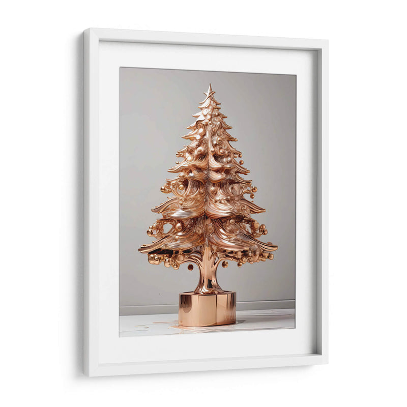 Árbol de Navidad Dorado II - Infiniity Art | Cuadro decorativo de Canvas Lab