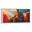 Escultura del Emperador Julio Cesar en Roma 2 - Coloratura | Cuadro decorativo de Canvas Lab