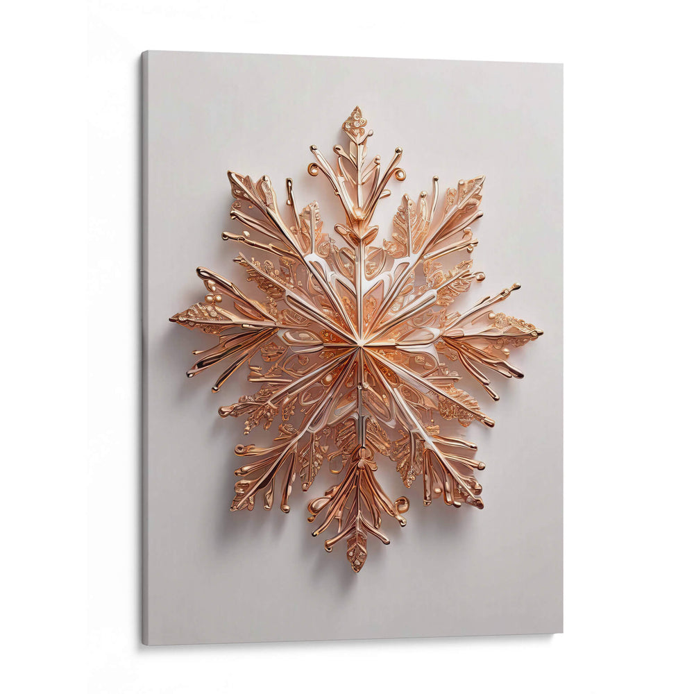 Copo de Nieve Dorado - Infiniity Art | Cuadro decorativo de Canvas Lab