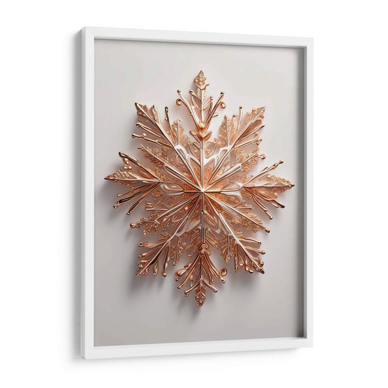 Copo de Nieve Dorado - Infiniity Art | Cuadro decorativo de Canvas Lab