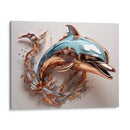 Delfín Dorado - Infiniity Art | Cuadro decorativo de Canvas Lab