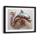 Delfín Dorado - Infiniity Art | Cuadro decorativo de Canvas Lab