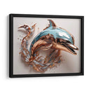 Delfín Dorado - Infiniity Art | Cuadro decorativo de Canvas Lab