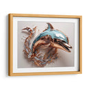 Delfín Dorado - Infiniity Art | Cuadro decorativo de Canvas Lab