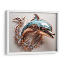 Delfín Dorado - Infiniity Art | Cuadro decorativo de Canvas Lab