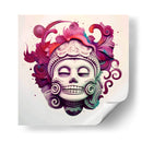 MandalaCalavera4 - dangarlop | Cuadro decorativo de Canvas Lab