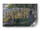 Una tarde de domingo en la isla de la Grande Jatte - Georges Seurat | Cuadro decorativo de Canvas Lab