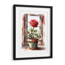 Rosa en la Ventana - Infiniity Art | Cuadro decorativo de Canvas Lab