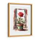 Rosa en la Ventana - Infiniity Art | Cuadro decorativo de Canvas Lab