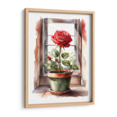 Rosa en la Ventana - Infiniity Art | Cuadro decorativo de Canvas Lab