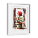 Rosa en la Ventana - Infiniity Art | Cuadro decorativo de Canvas Lab