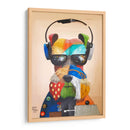 Perro escuchando música - Rodríguez Marconi | Cuadro decorativo de Canvas Lab