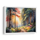 Atardecer en el bosque - Infiniity Art | Cuadro decorativo de Canvas Lab