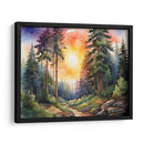 Atardecer en el bosque II - Infiniity Art | Cuadro decorativo de Canvas Lab