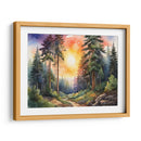 Atardecer en el bosque II - Infiniity Art | Cuadro decorativo de Canvas Lab