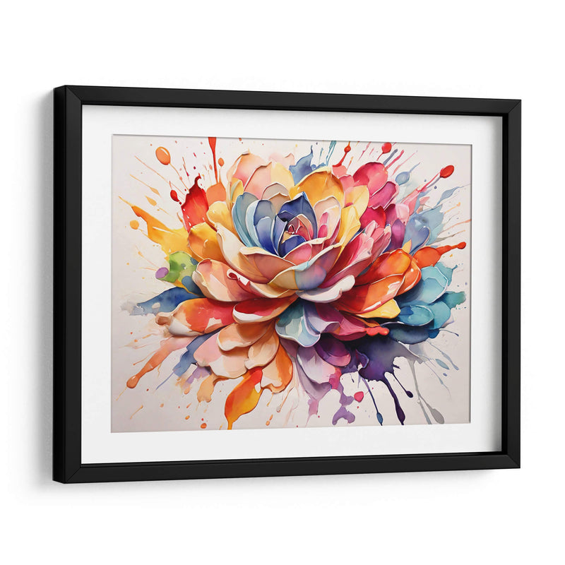 Rosa Salpicada - Infiniity Art | Cuadro decorativo de Canvas Lab