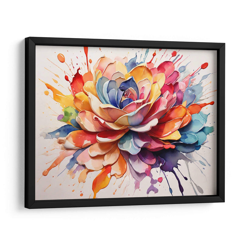 Rosa Salpicada - Infiniity Art | Cuadro decorativo de Canvas Lab