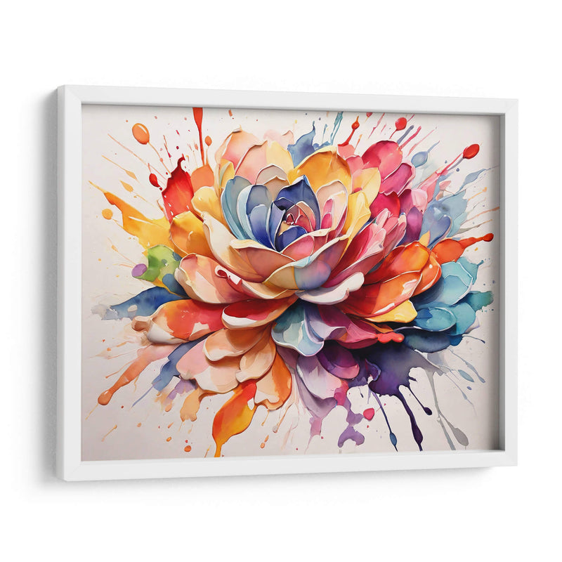 Rosa Salpicada - Infiniity Art | Cuadro decorativo de Canvas Lab