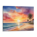 Atardecer en la Playa - Infiniity Art | Cuadro decorativo de Canvas Lab