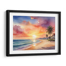Atardecer en la Playa - Infiniity Art | Cuadro decorativo de Canvas Lab