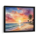 Atardecer en la Playa - Infiniity Art | Cuadro decorativo de Canvas Lab