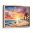 Atardecer en la Playa - Infiniity Art | Cuadro decorativo de Canvas Lab