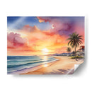 Atardecer en la Playa - Infiniity Art | Cuadro decorativo de Canvas Lab
