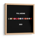 Fases lunares  - Paltik Arte Digital | Cuadro decorativo de Canvas Lab