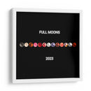 Fases lunares  - Paltik Arte Digital | Cuadro decorativo de Canvas Lab