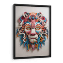 Leon 3D - Dav Madrid | Cuadro decorativo de Canvas Lab