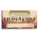 LA ÚLTIMA CENA MINIMALISTA - Dav Madrid | Cuadro decorativo de Canvas Lab