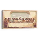 LA ÚLTIMA CENA MINIMALISTA - Dav Madrid | Cuadro decorativo de Canvas Lab