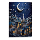 NOCHE ESTRELLADA EN PAPEL - Dav Madrid | Cuadro decorativo de Canvas Lab