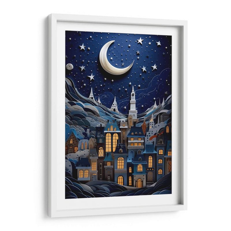 NOCHE ESTRELLADA EN PAPEL - Dav Madrid | Cuadro decorativo de Canvas Lab