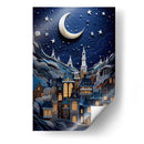 NOCHE ESTRELLADA EN PAPEL - Dav Madrid | Cuadro decorativo de Canvas Lab