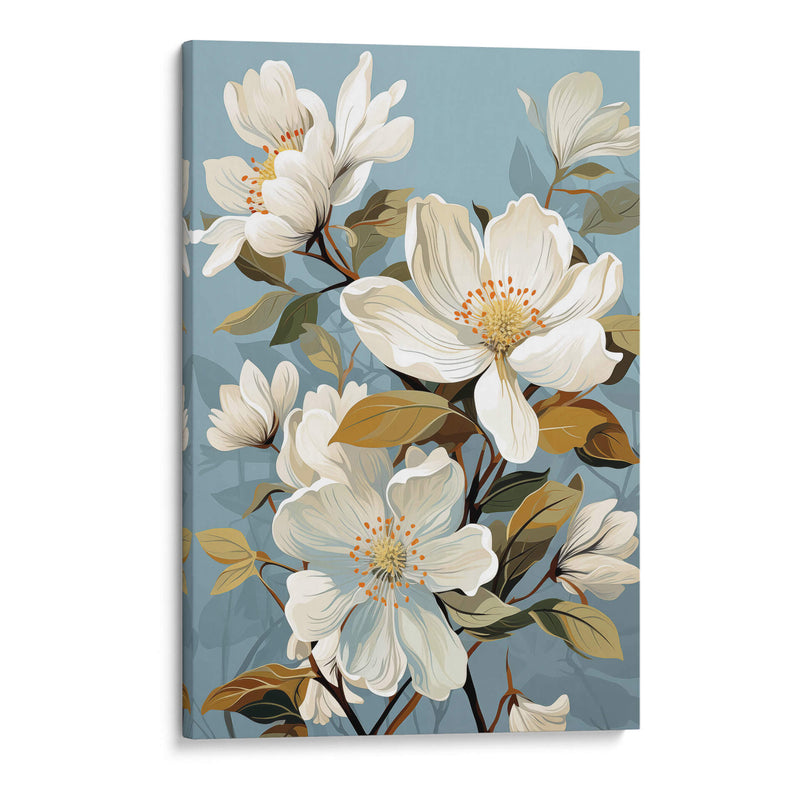 FLORES BLANCAS - Dav Madrid | Cuadro decorativo de Canvas Lab
