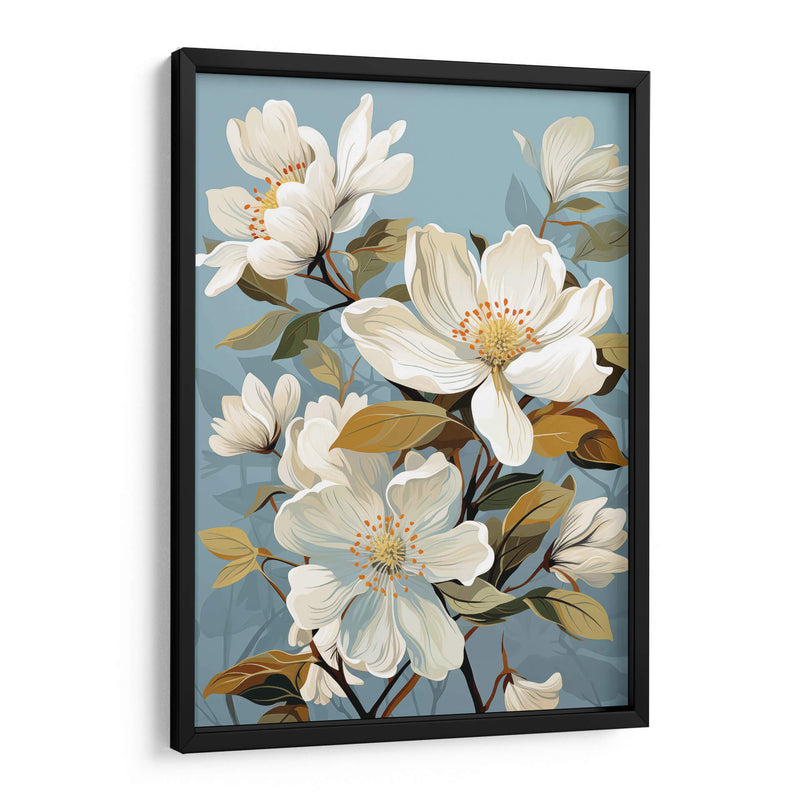 FLORES BLANCAS - Dav Madrid | Cuadro decorativo de Canvas Lab
