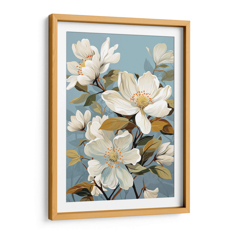 FLORES BLANCAS - Dav Madrid | Cuadro decorativo de Canvas Lab